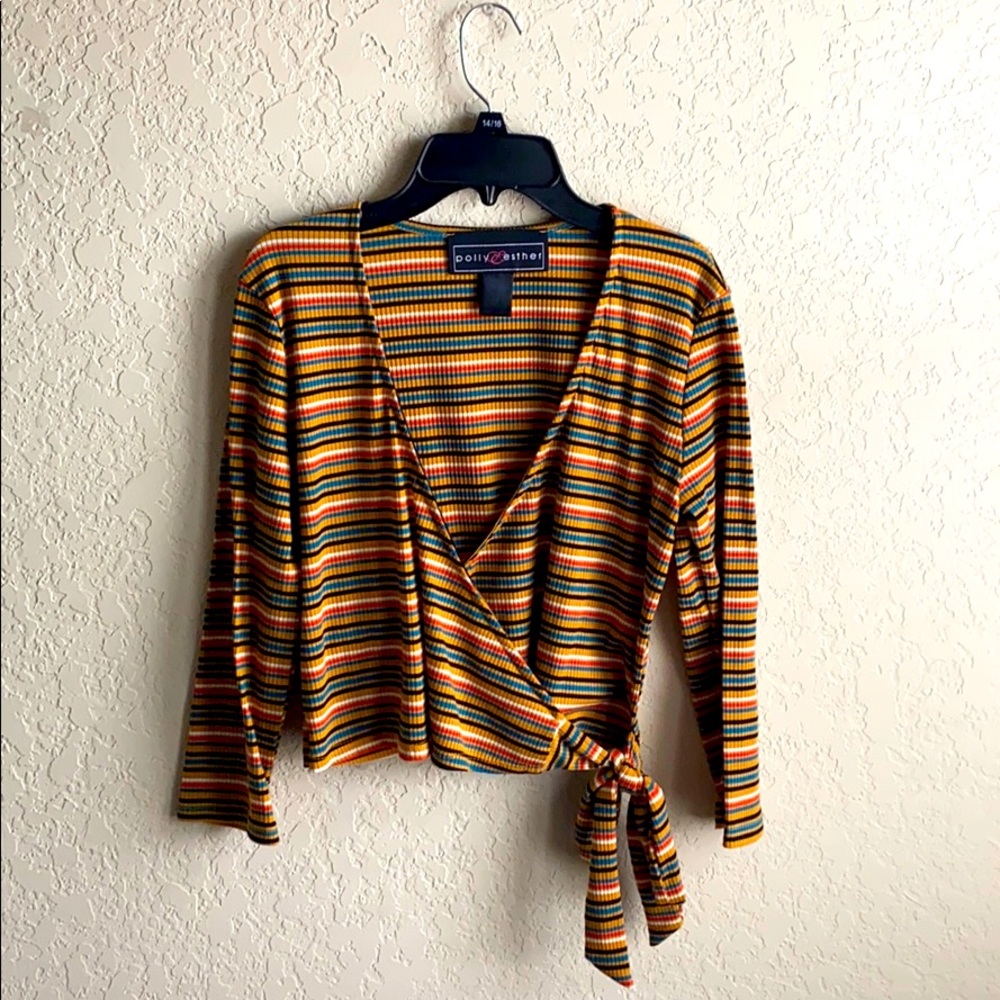Striped Crop Top